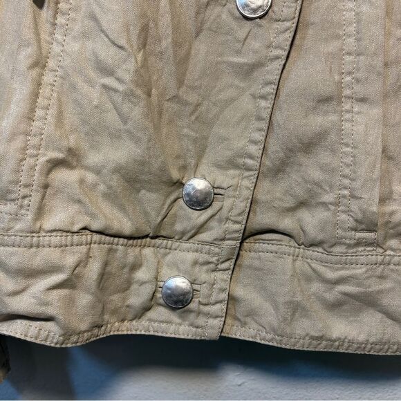 Post card Bergdorff Goodman ladies coat 6 brown linen moto biker capsule casual - Picture 14 of 16